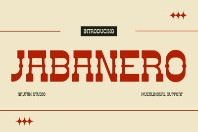 Retro Font Jabanero