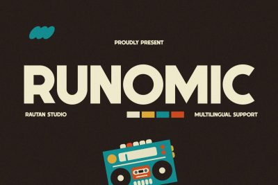 Retro Font Runomic
