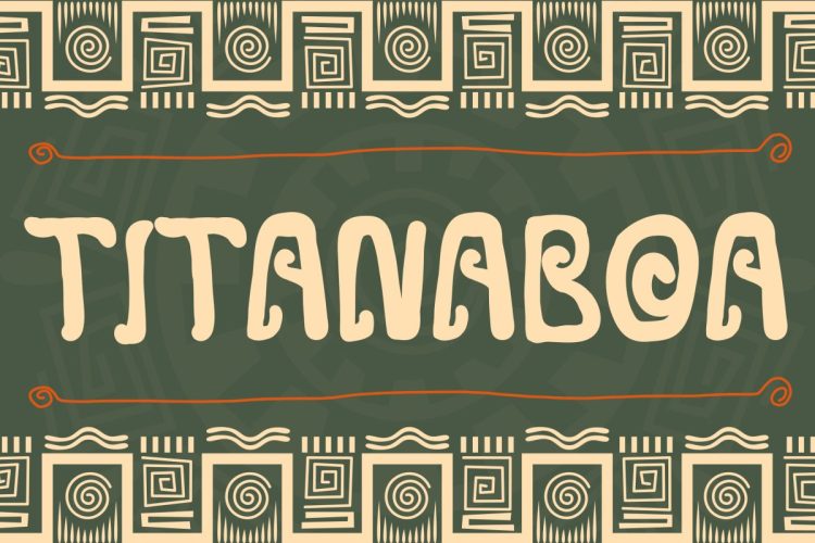 Instagram Font Titanaboa
