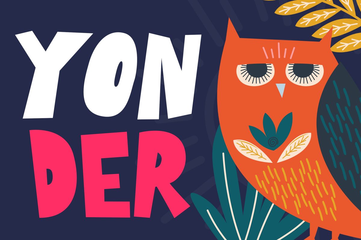 Yonder 1 Kids Font Yonder