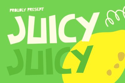 Kids Font Juicy