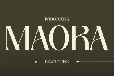 Instagram Font Maora