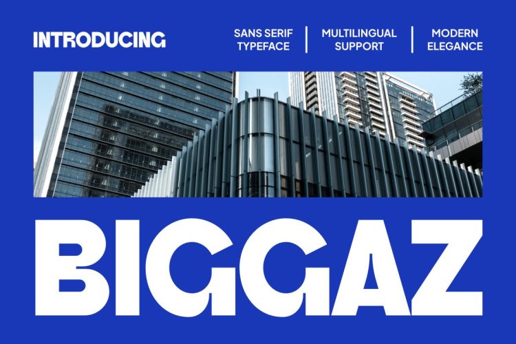 Modern Font Biggaz