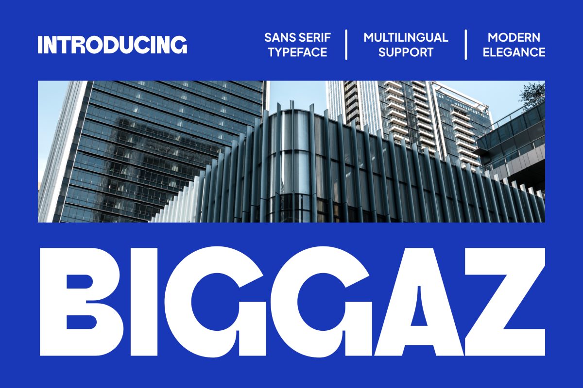 Biggaz (1) Modern Font Biggaz