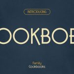 Retro Font KOOKBOEK