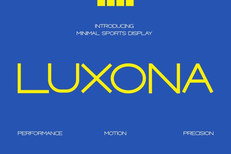 Sport Font Luxona