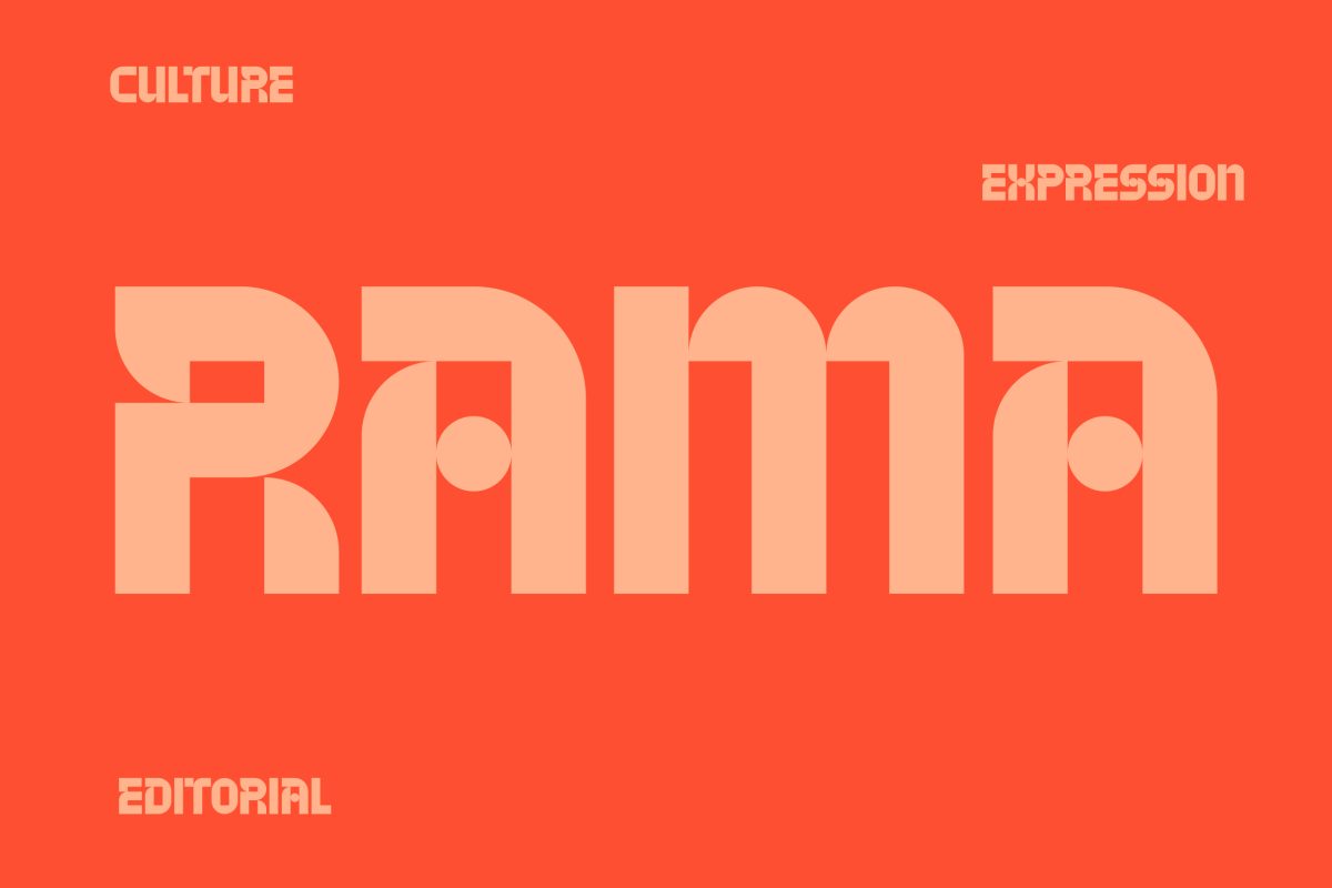 RAMA 1 Instagram Font Rama