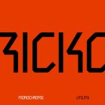Modern Font RICKO