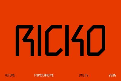 Modern Font RICKO