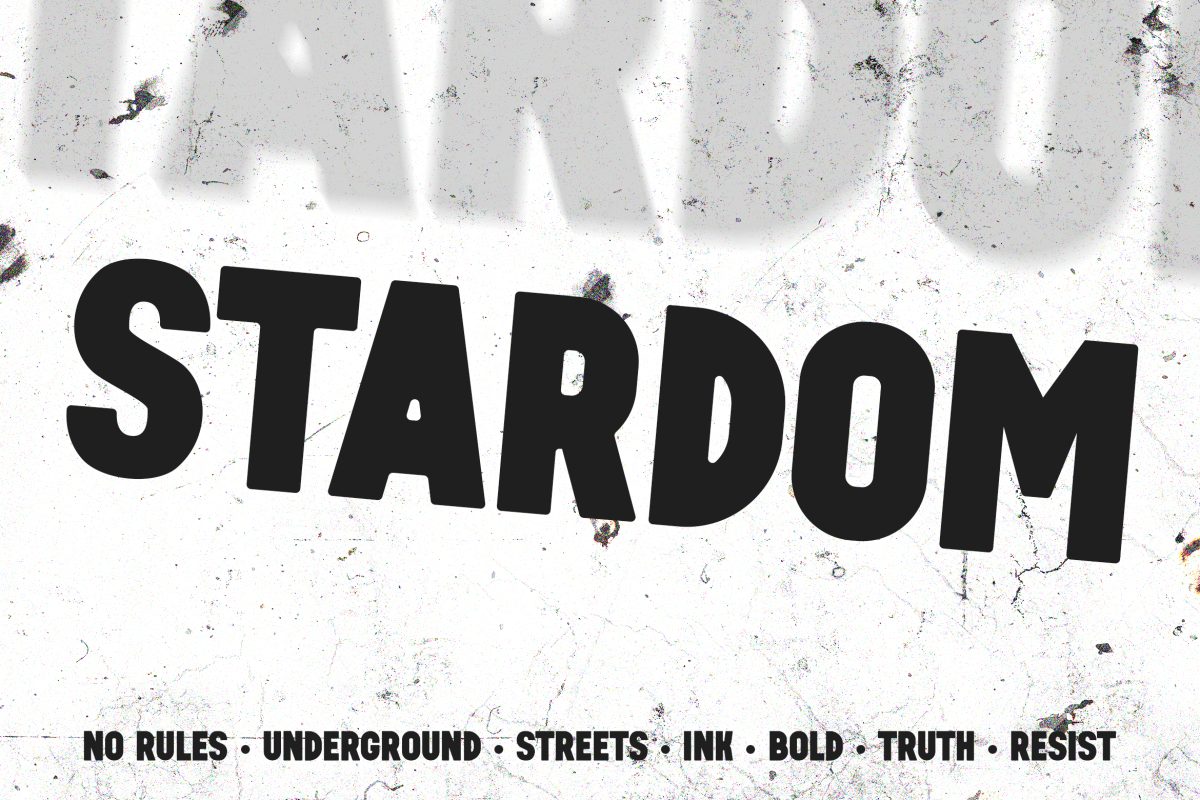 STARDOM 1 Instagram Font STARDOM