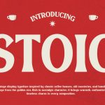 Retro Font STOIC