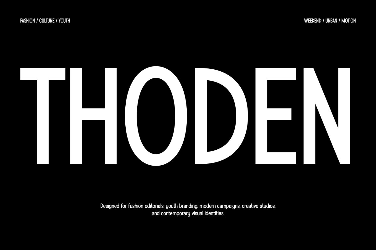 Thoden 1 Modern Font THODEN