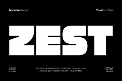 Instagram Font ZEST