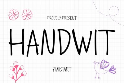 Handwriting Font Handwit