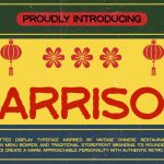 Retro Font Harrison
