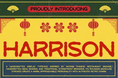 Retro Font Harrison