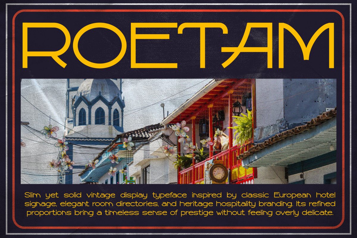 ROETAM 1 Retro Font ROETAM