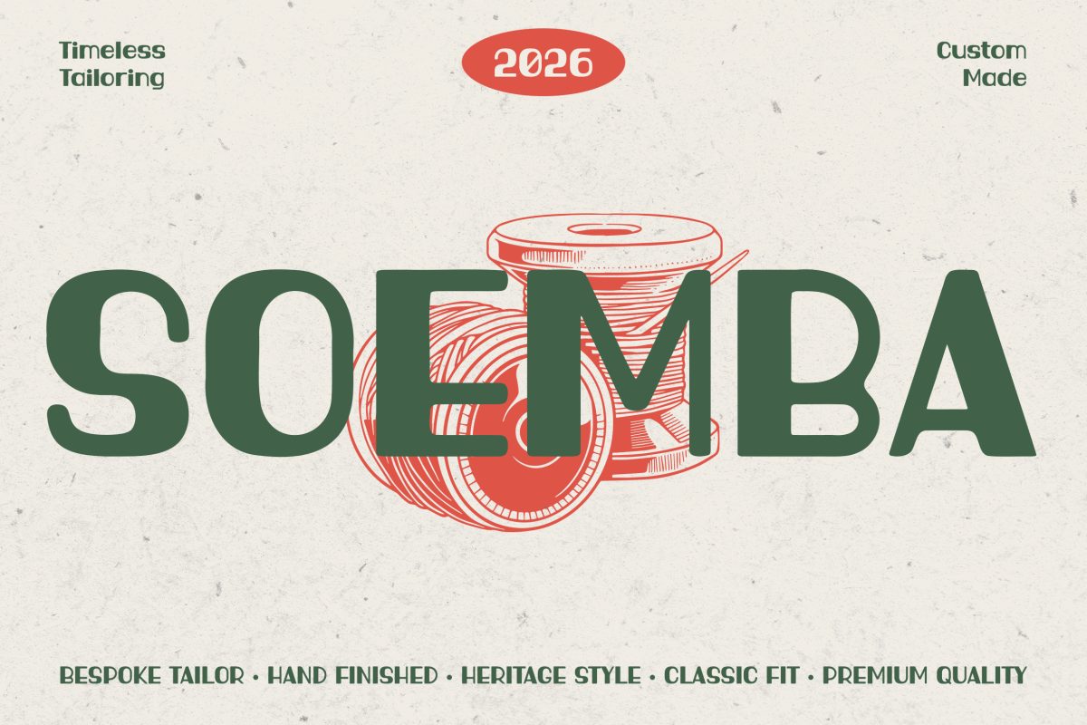 SOEMBA 1 Vintage Font SOEMBA