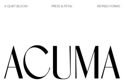 Instagram Font Acuma