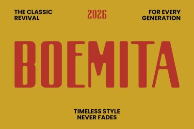 Vintage Font BOEMITA