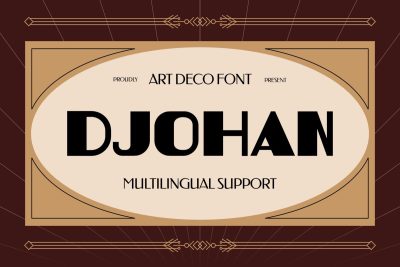 Retro Font DJOHAN
