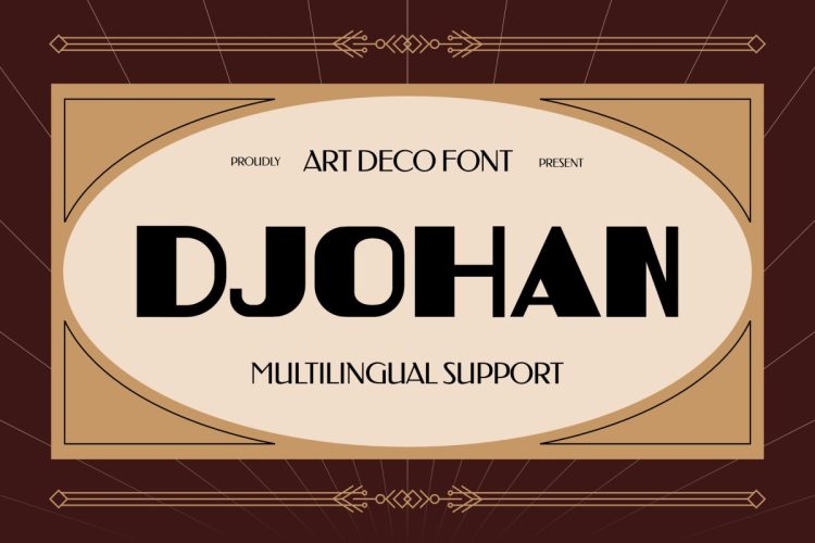 Retro Font DJOHAN