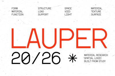 Modern Font Lauper