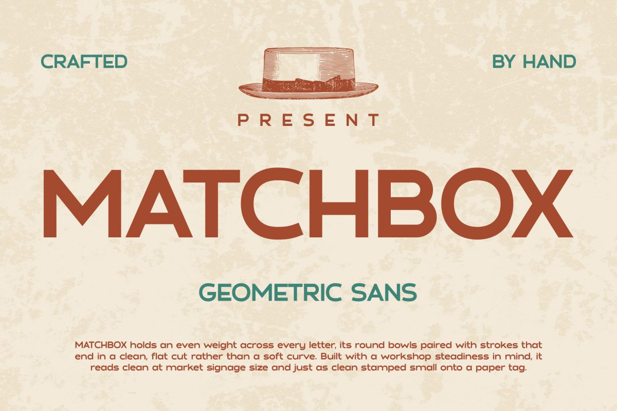 MATCHBOX 1 Retro Font MATCHBOX