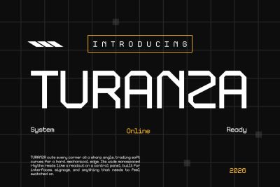 Modern Font TURANZA