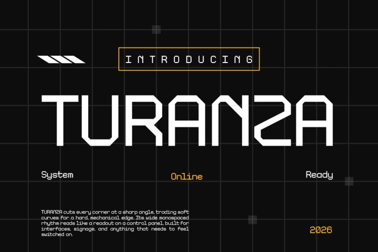 Modern Font TURANZA