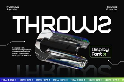 Modern Font Throwz
