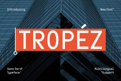 Modern Font TROPEZ