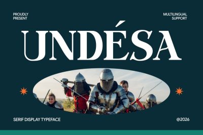 Retro Font UNDESA
