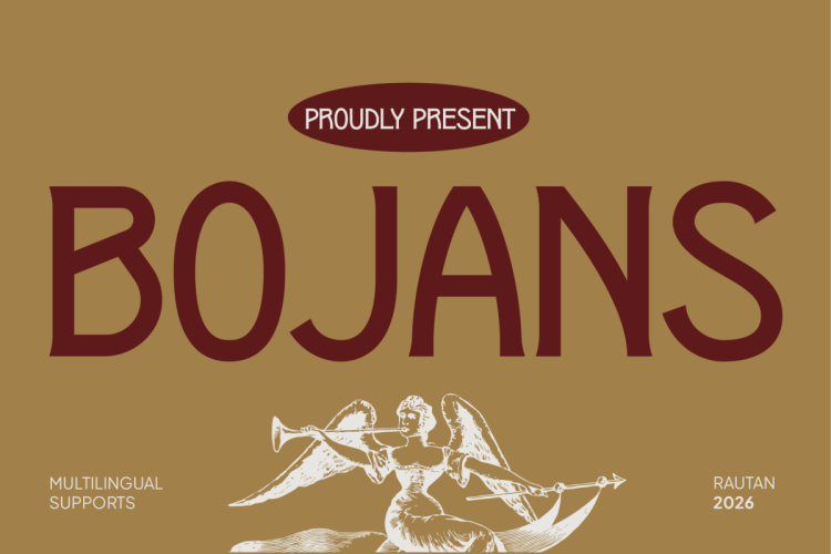 Vintage Font BOJANS