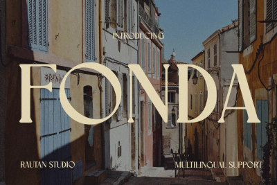Vintage Font FONDA