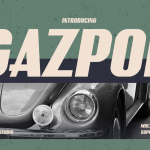 Vintage Font GAZPOL