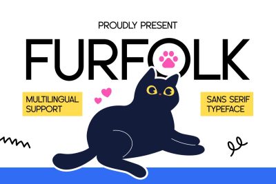 Modern Font FURFOLK