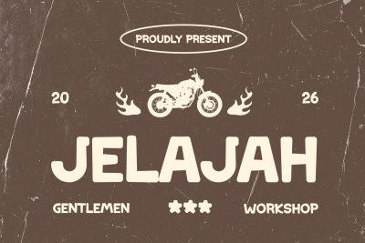 Retro Font Jelajah
