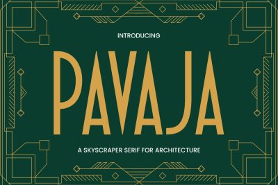 Retro Font Pavaja