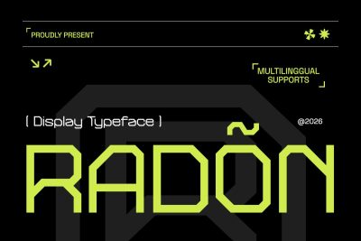 Modern Font RADON