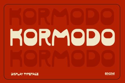 Retro Font KORMODO