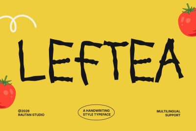 Handwriting Font Leftea