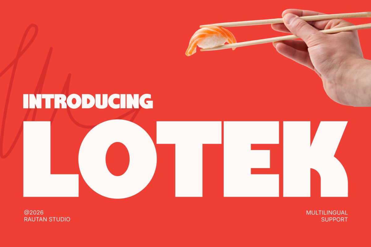 lotek-01 Modern Font LOTEK