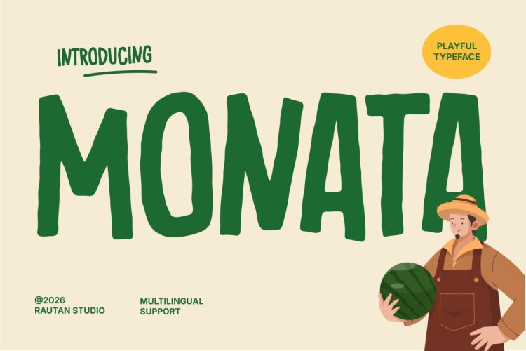 Kids Font MONATA