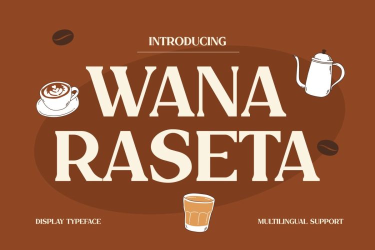 Vintage Font WANARASETA